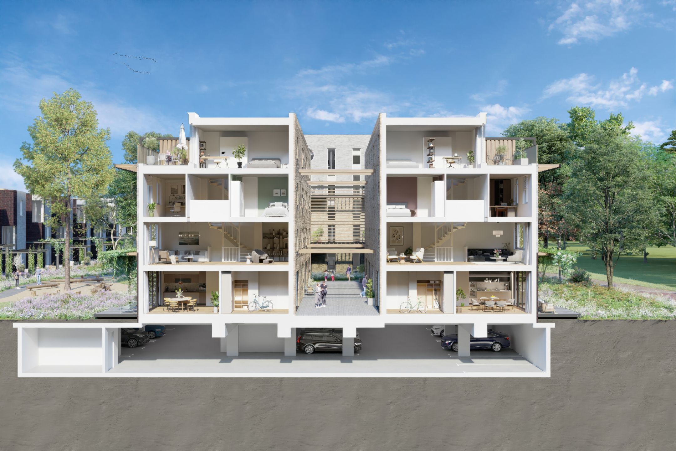 Photo 3 of Type L Stadswoning Tussen (Bouwnr. 703)