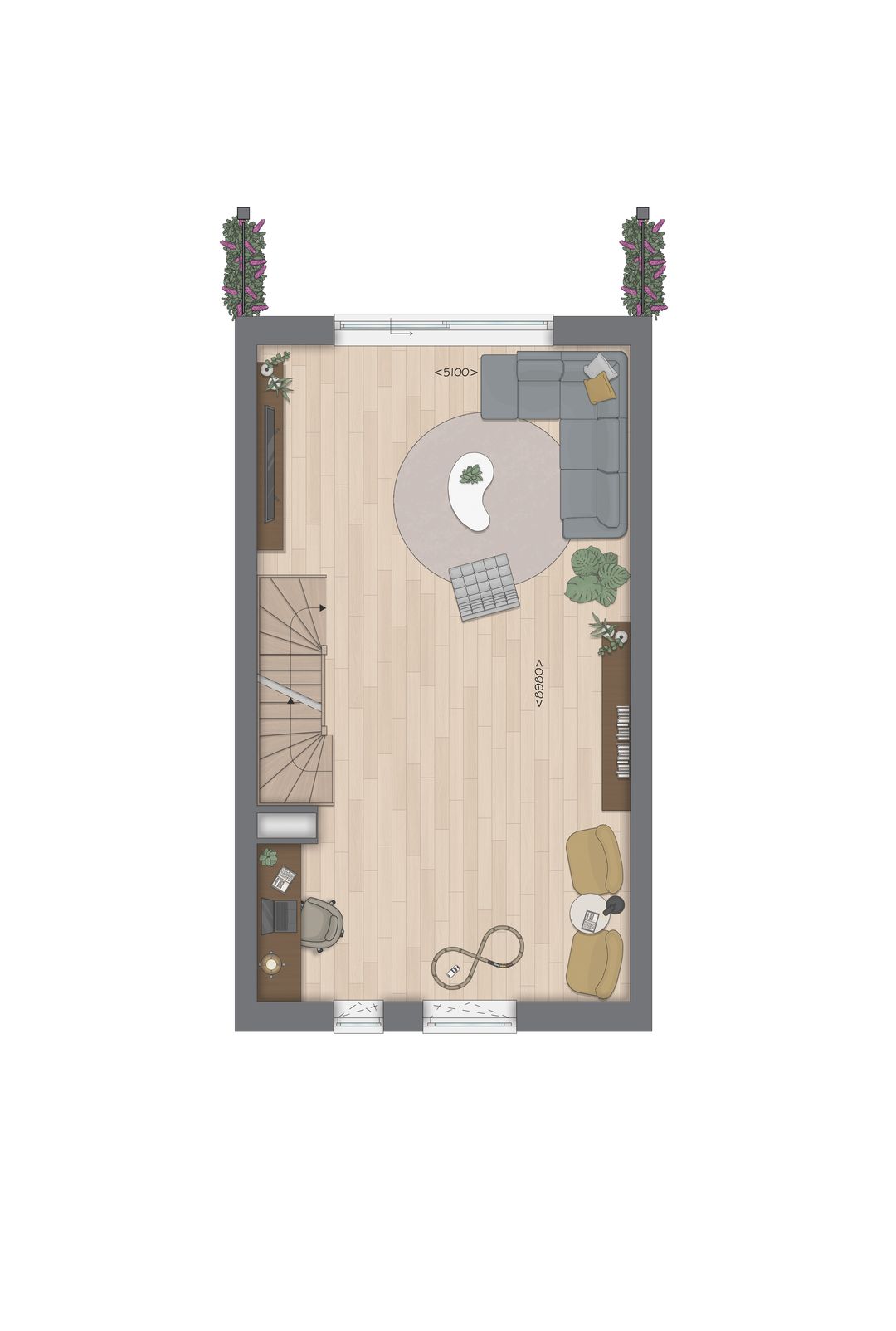 Photo 11 of Type L Stadswoning Tussen (Bouwnr. 703)