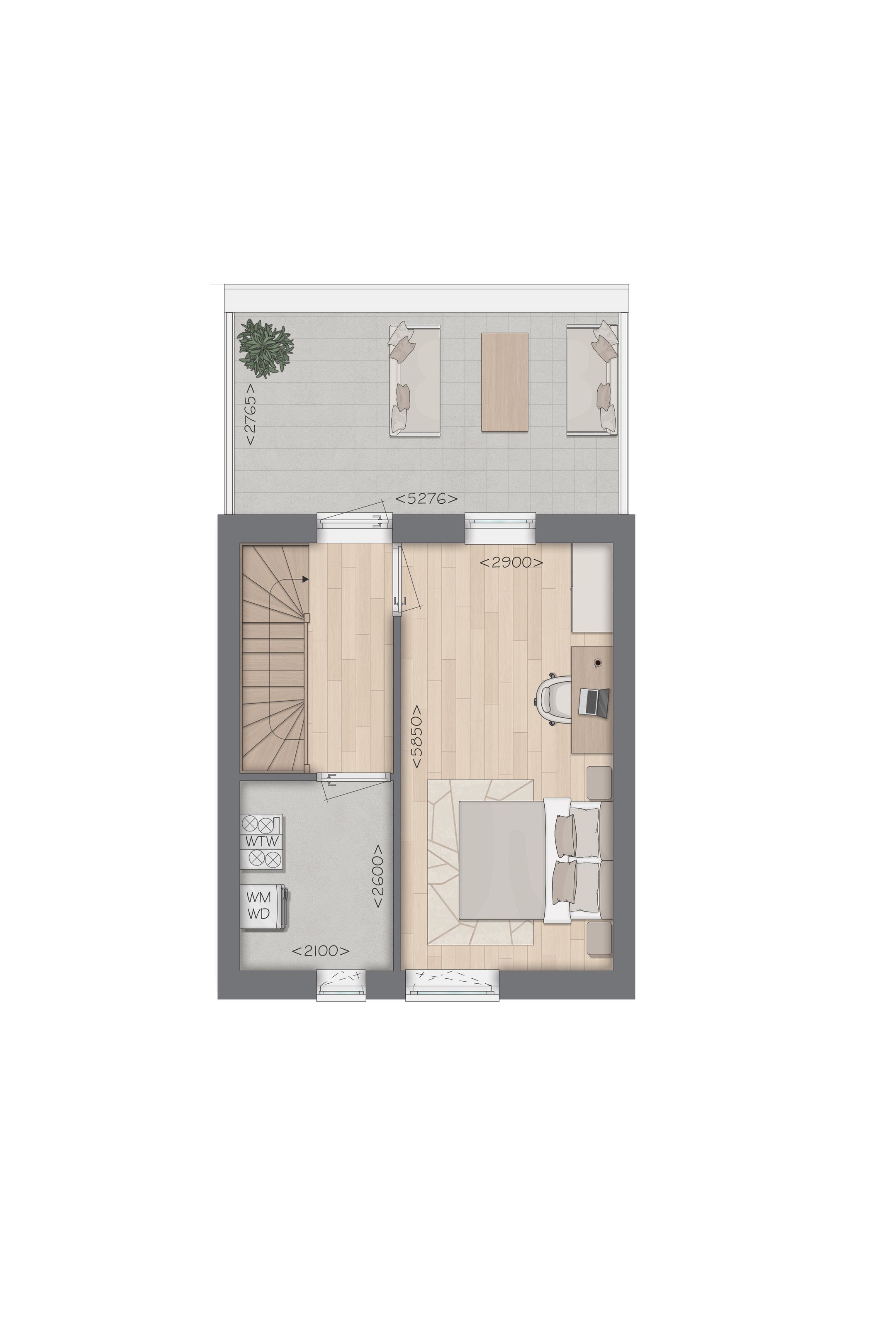 Photo 15 of Type L Stadswoning Tussen (Bouwnr. 703)