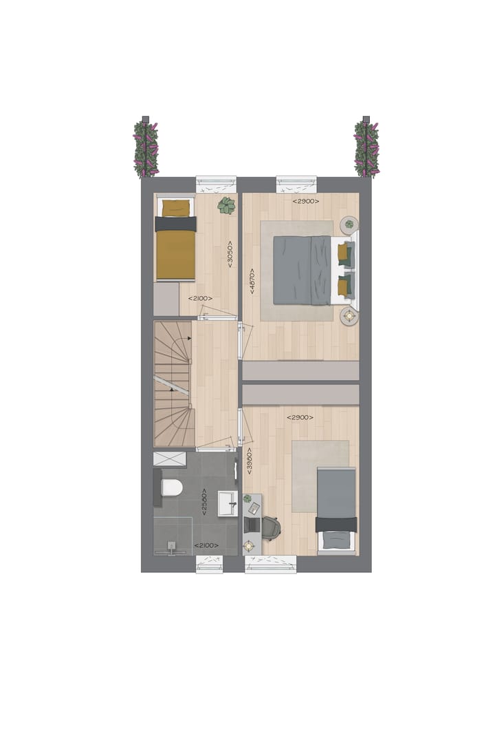 Foto 13 van Type L Stadswoning Tussen (Bouwnr. 706)