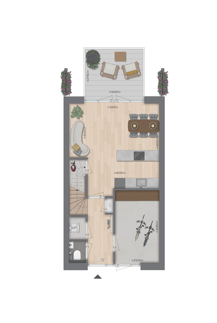 Foto 10 van Type L Stadswoning Tussen (Bouwnr. 706)