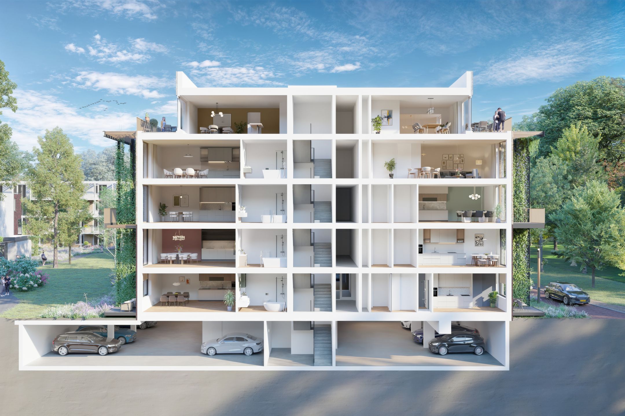 Foto 6 van Type T Appartement 4 kmrs (Bouwnr. 813)