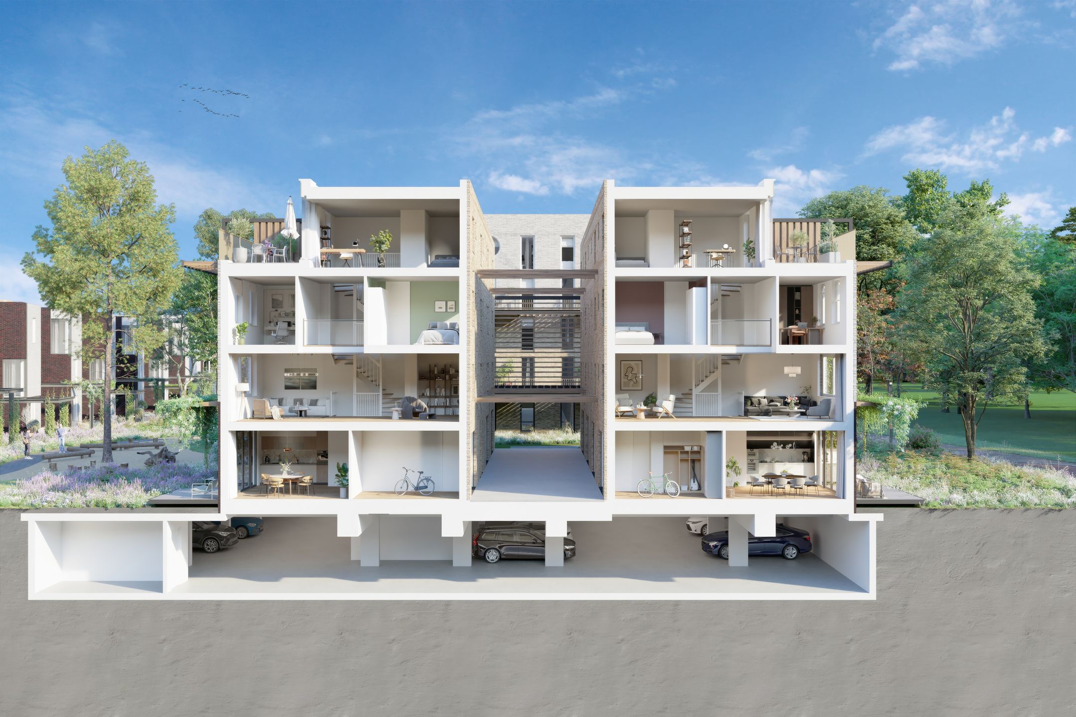 Foto 3 van Type L1 Stadswoning Tussen (Bouwnr. 707)