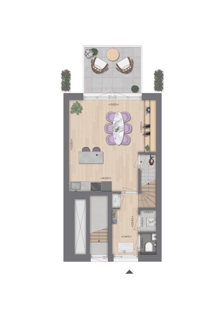 Photo 7 of Type L1 Stadswoning Tussen (Bouwnr. 707)