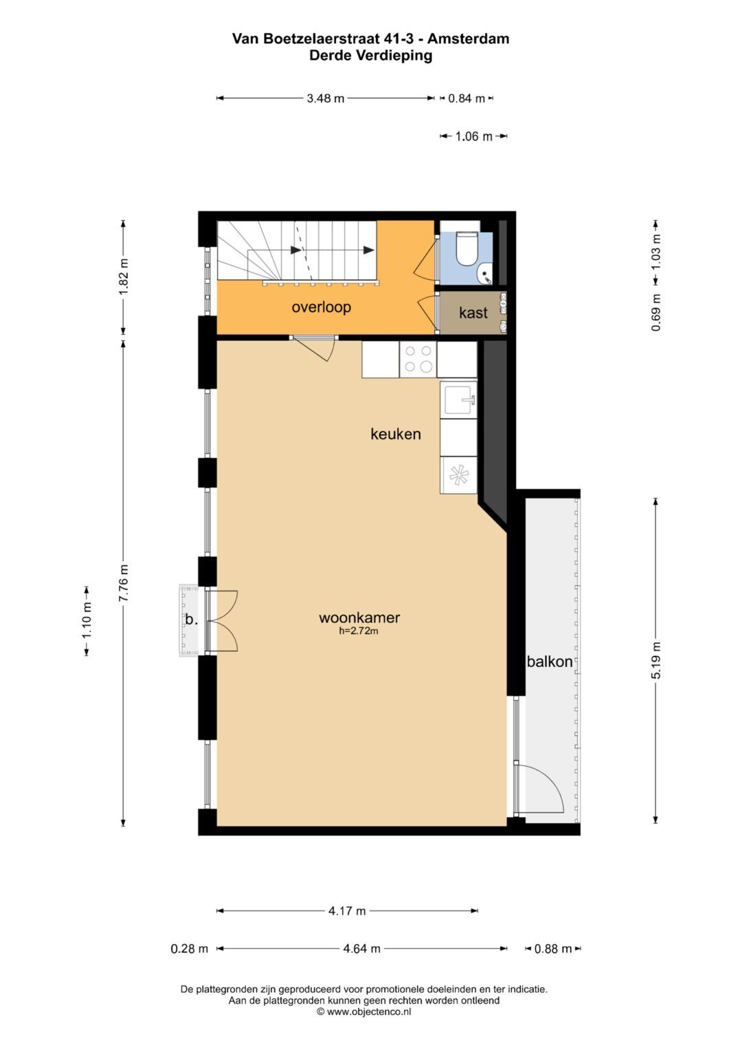 Foto 32 van Van Boetzelaerstraat 41-3