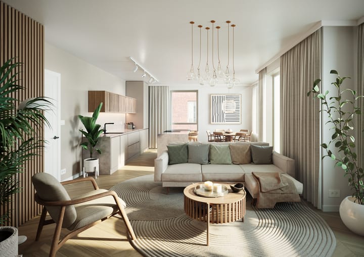 Foto van Hoekappartement Portiekflat