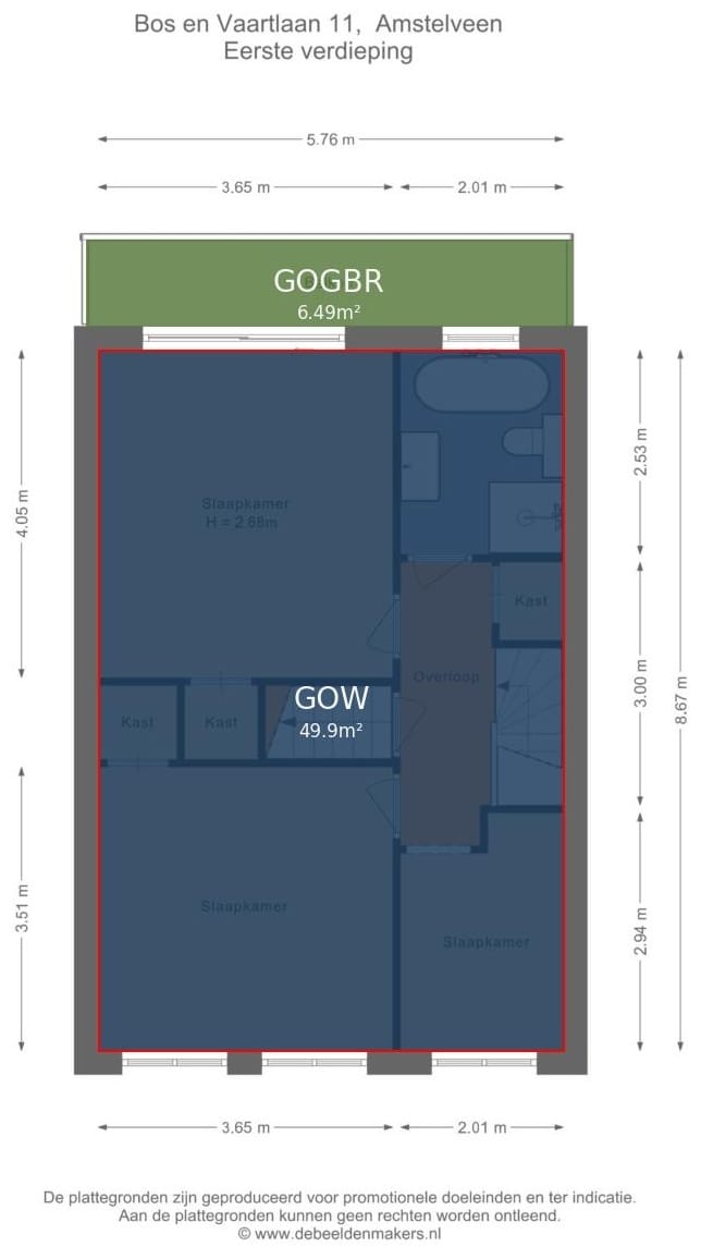 Foto 56 van Bos en Vaartlaan 11