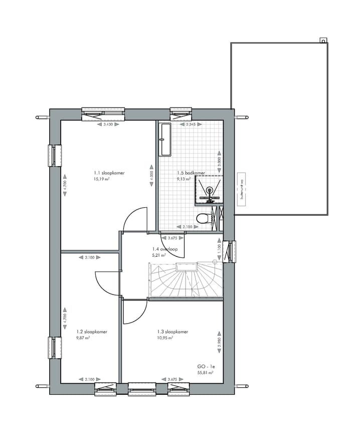 Foto 5 van Koetsier - vrijstaand (Bouwnr. 25)