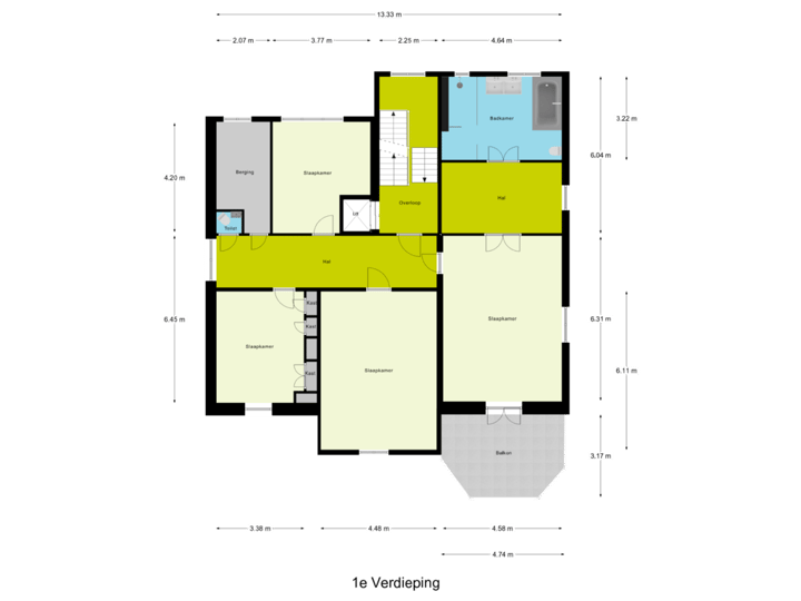 1e Verdieping