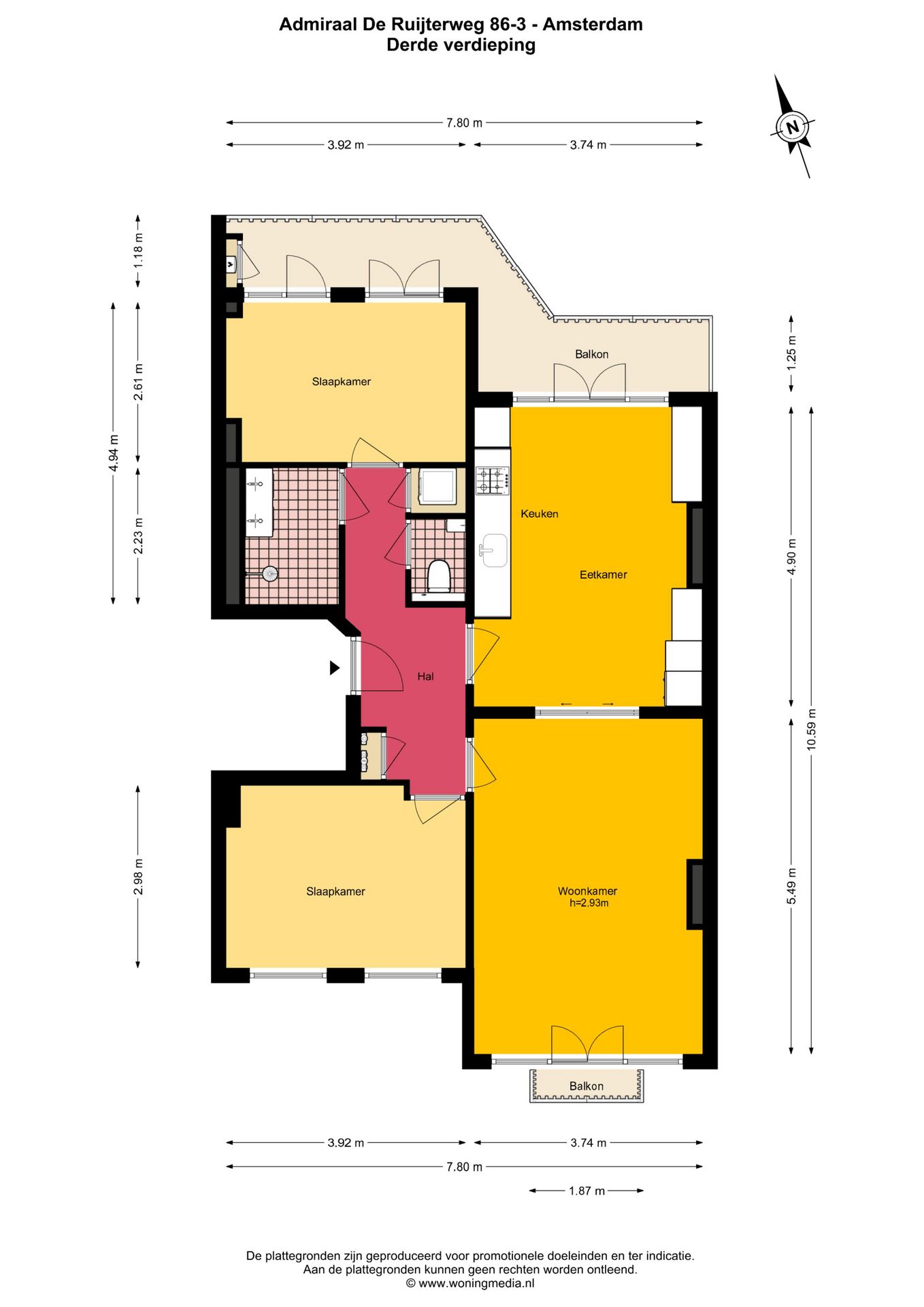 Foto 24 van Admiraal De Ruijterweg 86-3