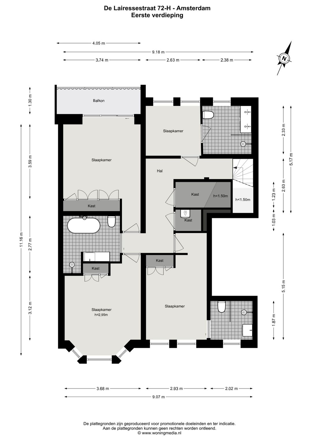 Foto 41 van De Lairessestraat 72-H
