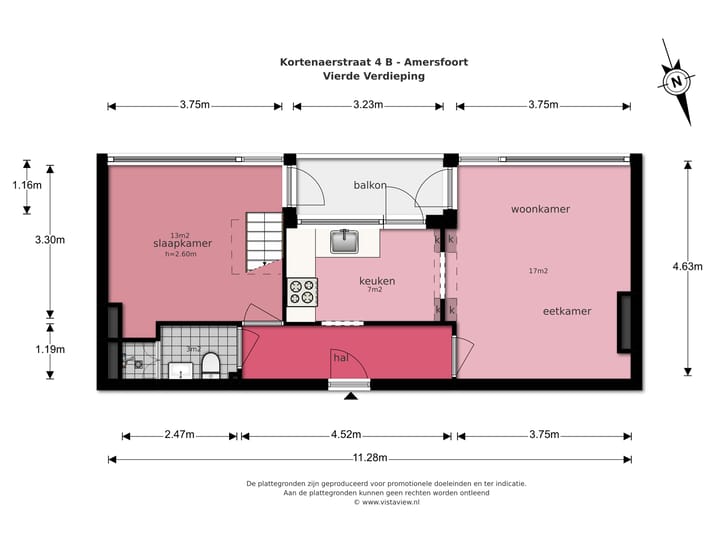 Foto 22 van Kortenaerstraat 4-B