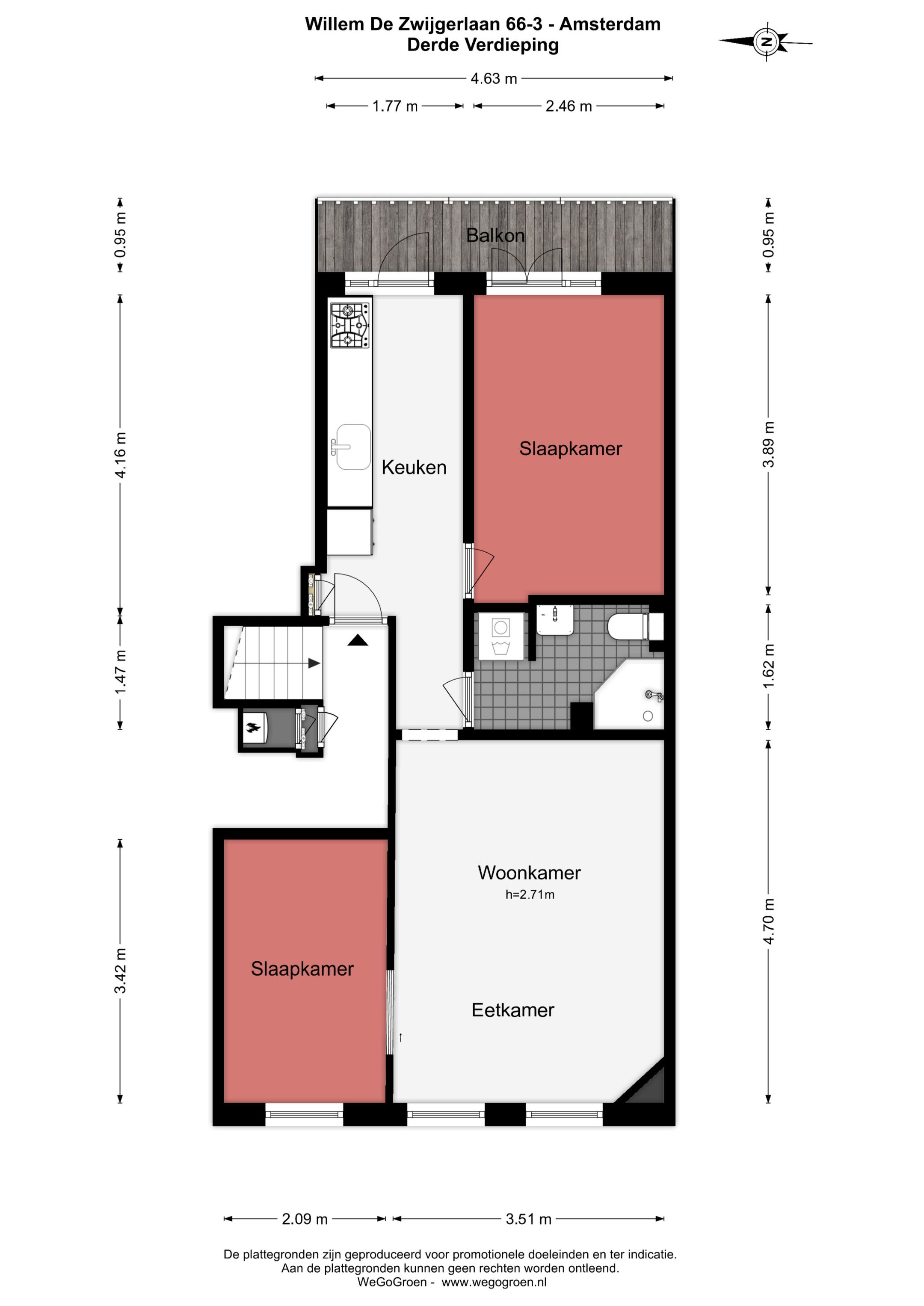 Foto 27 van Willem de Zwijgerlaan 66-3