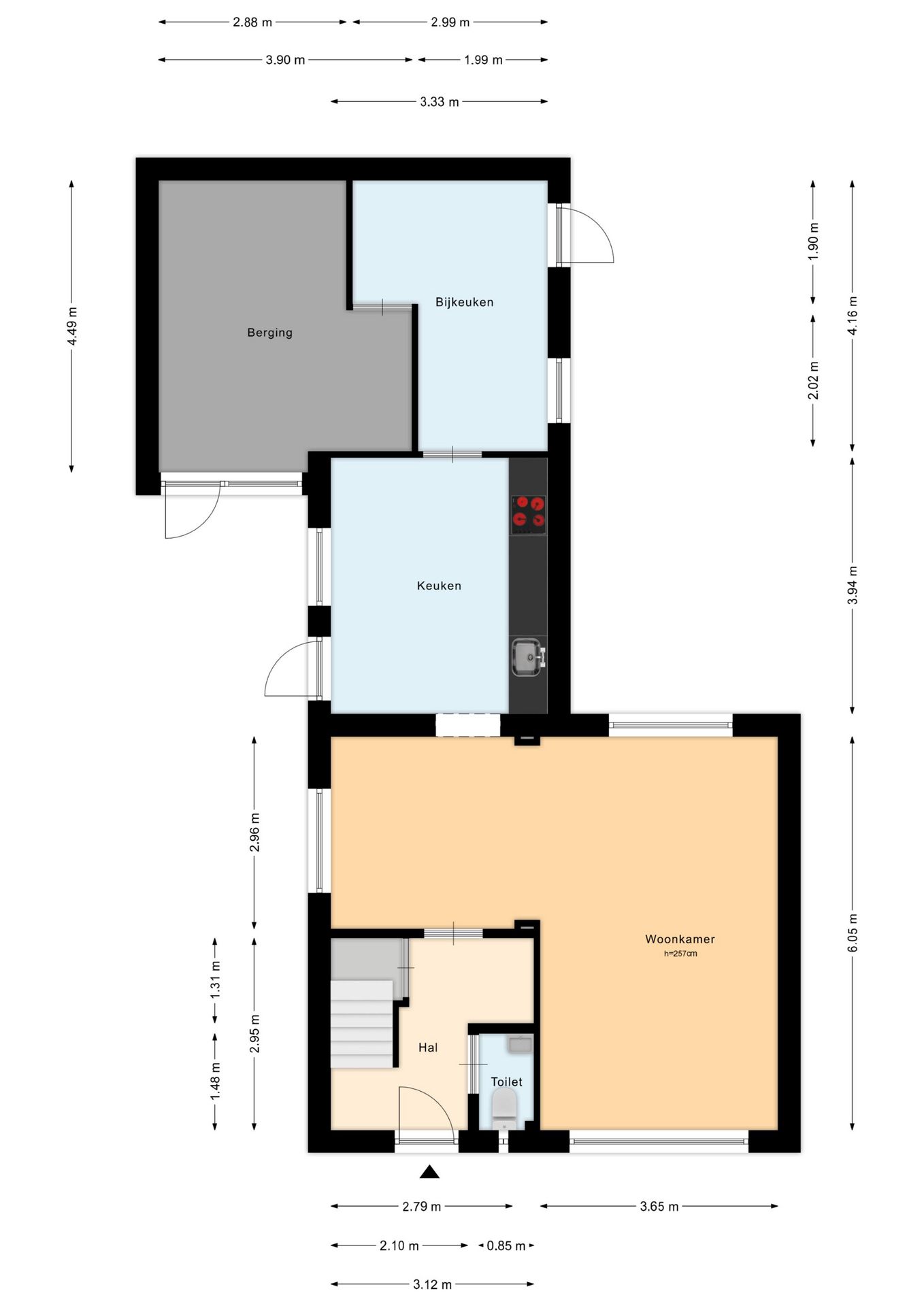 Semi-detached house with sunny side garden near forests in Groesbeek — 28