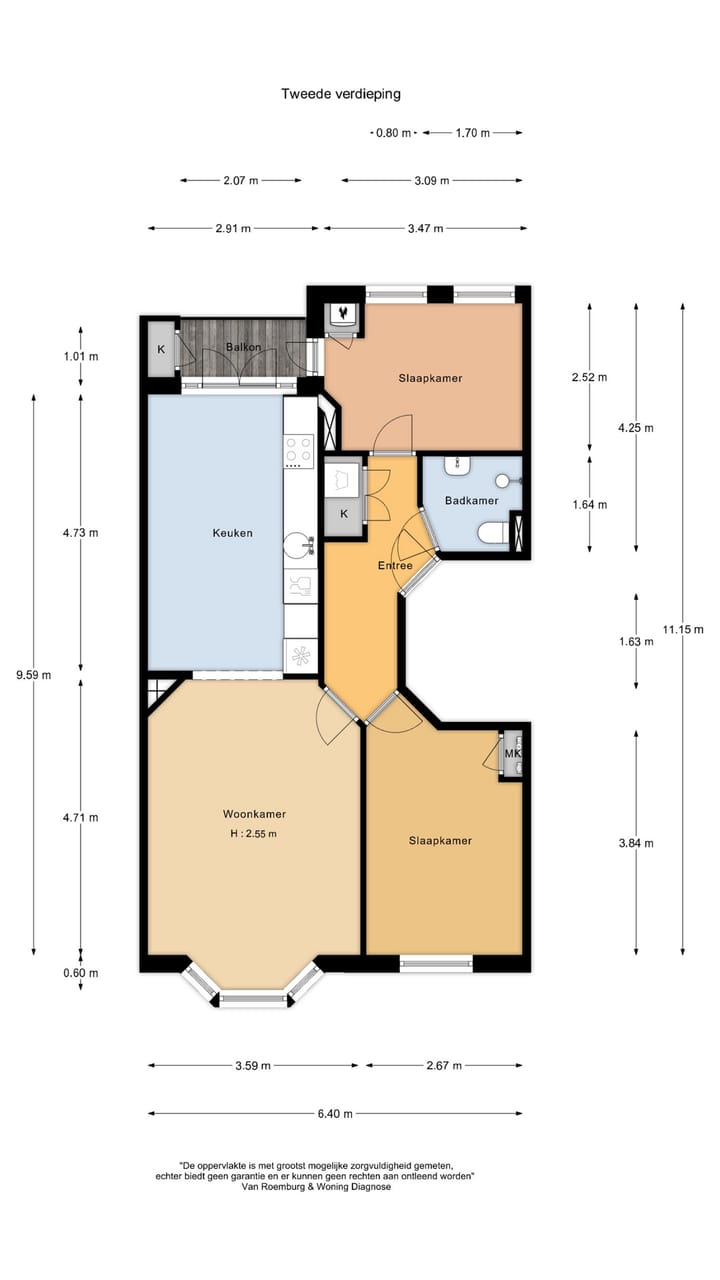 Foto 33 van Kromme Leimuidenstraat 14-2