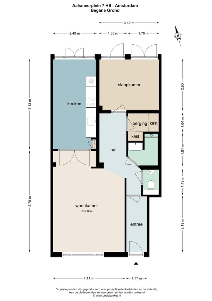 Foto 27 van Aalsmeerplein 7-H