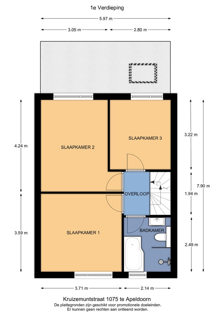 Foto 28 van Kruizemuntstraat 1075