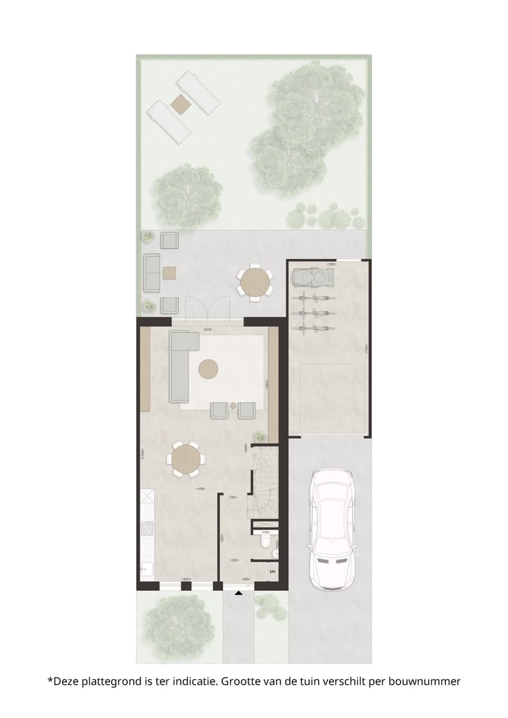 Photo 4 of 12 - C2 - 2 onder 1 kap woning (Bouwnr. 12)