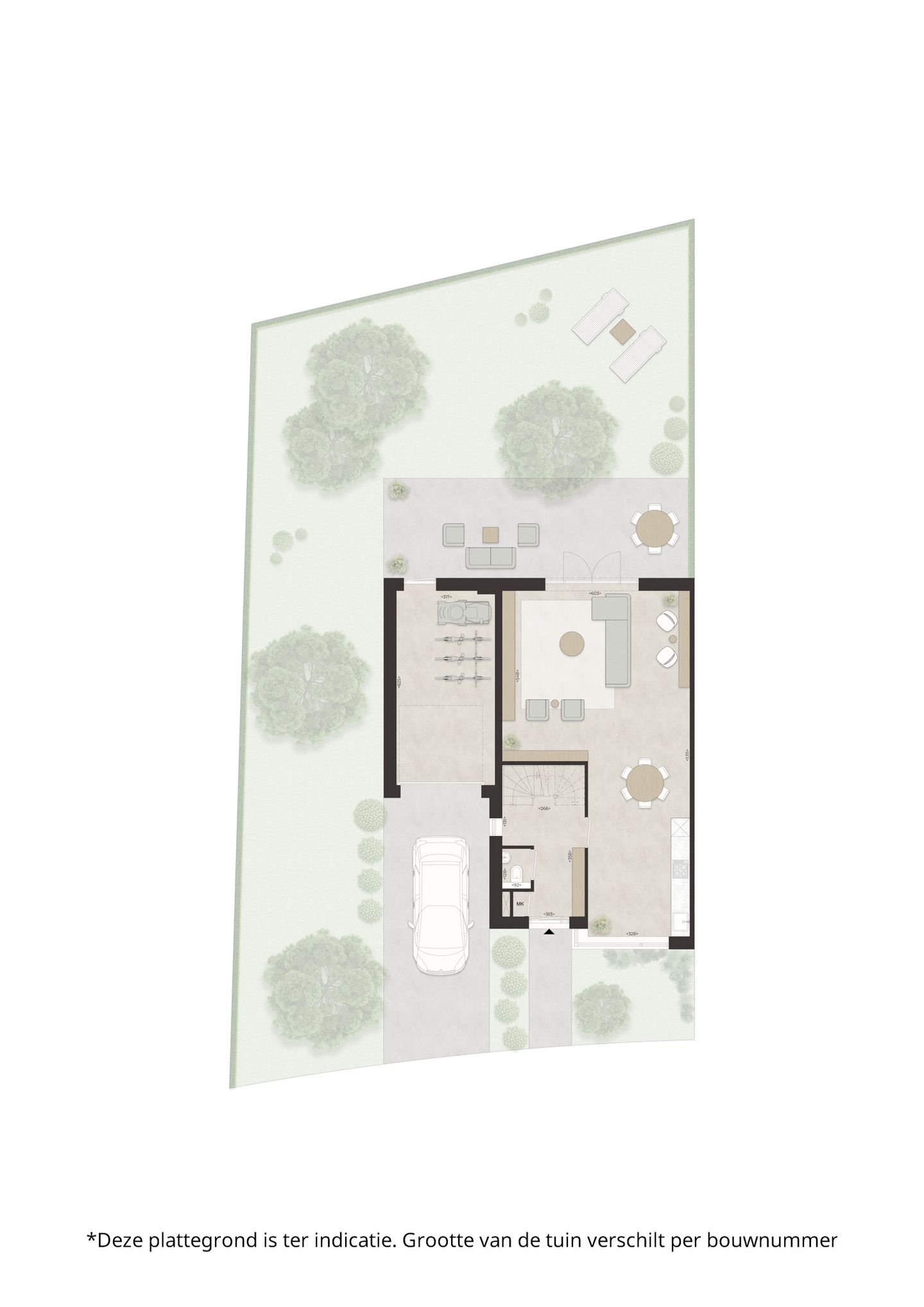 Foto 5 van 47 - D3 - 2 onder 1 kap woning - Slot Oost (Bouwnr. 47)