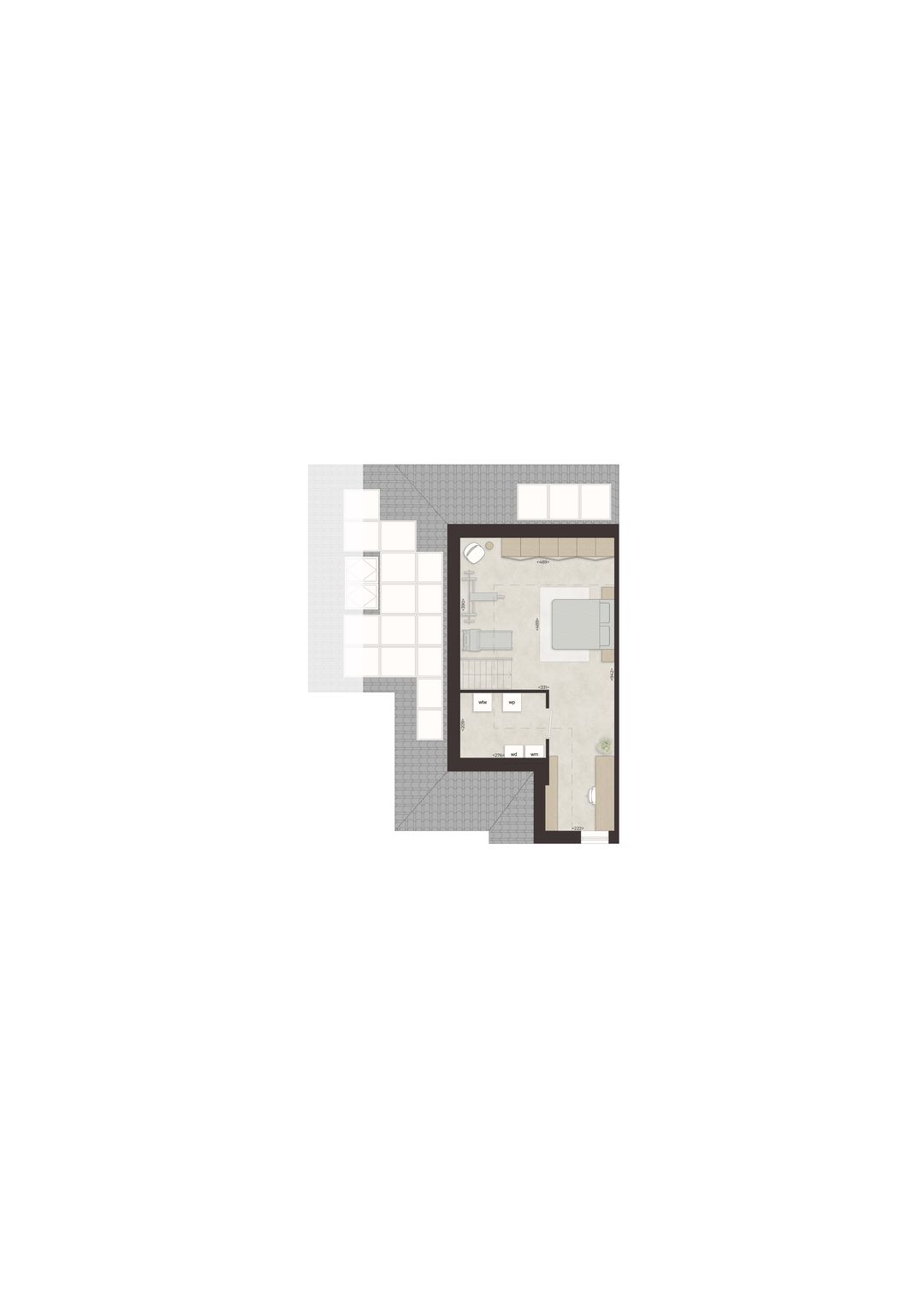 Foto 7 van 3 - D2 - 2 onder 1 kap woning - Slot Oost (Bouwnr. 3)