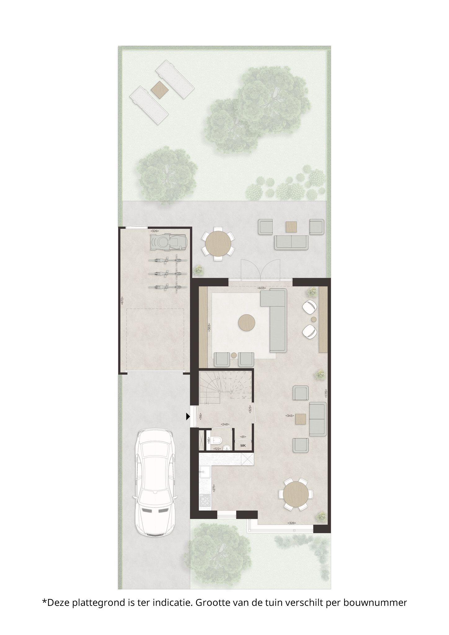 Foto 6 van 4 - D1 - 2 onder 1 kap woning - Slot Oost (Bouwnr. 4)