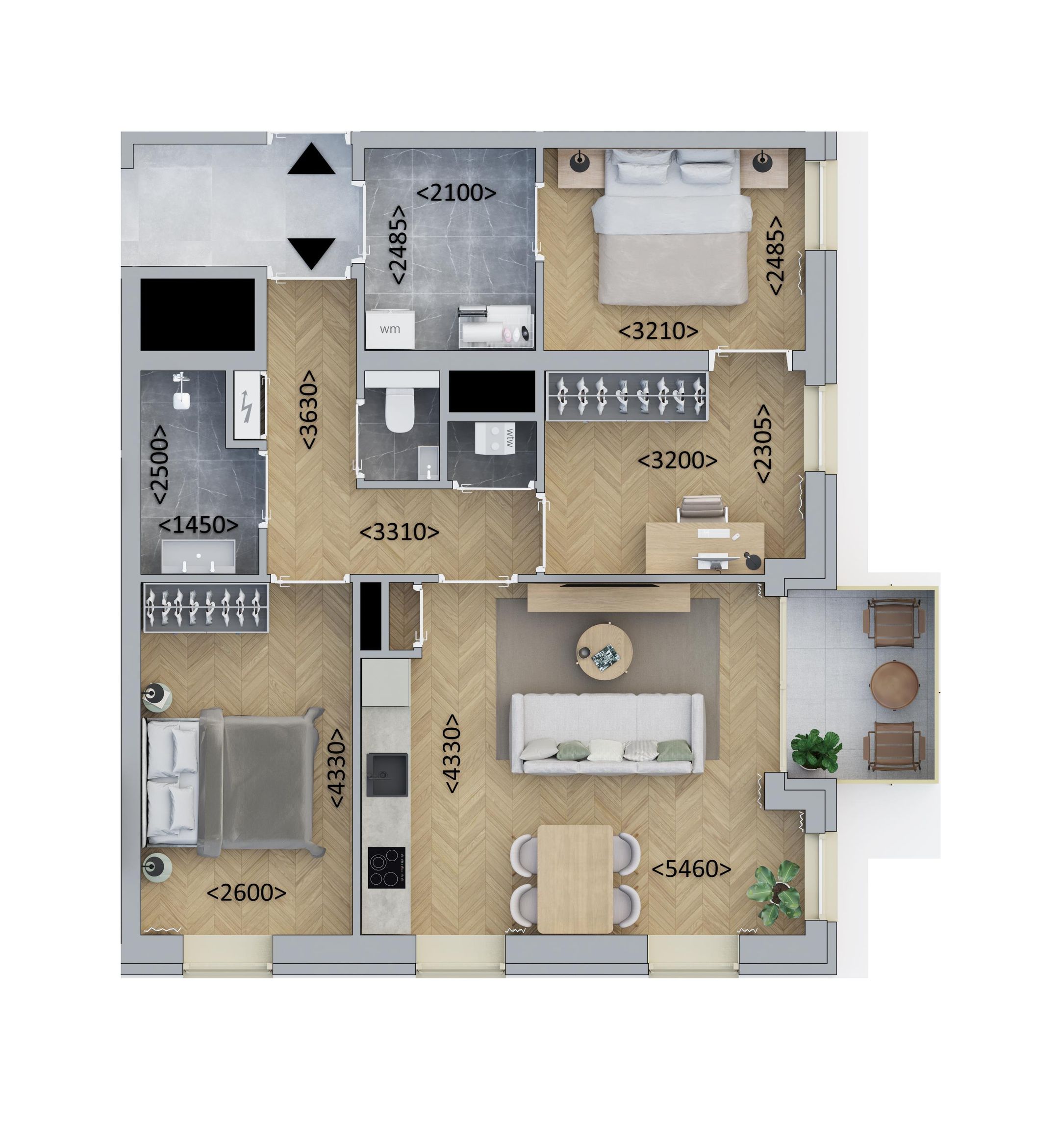 Kopappartement Luxe (Bouwnr. A3.4), Hoofddorp, 2131MK, Noord-Holland, Nederland  