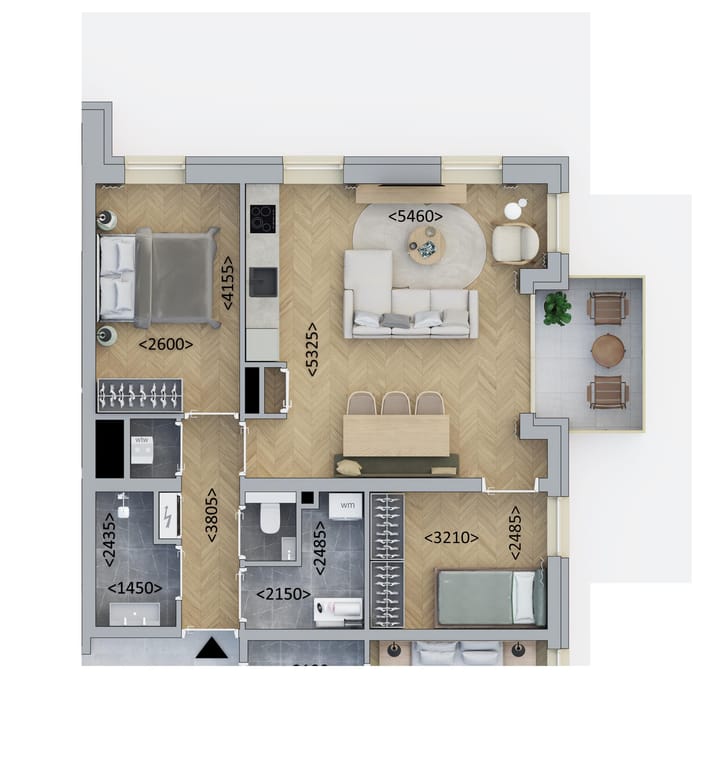 Foto 1 van Kopappartement Standaard (Bouwnr. A2.3)