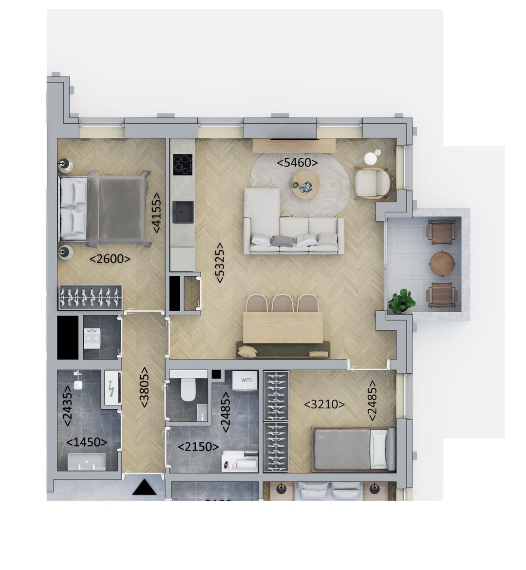 Foto 1 van Kopappartement Standaard (Bouwnr. A1.3)