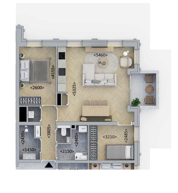 Foto 1 van Kopappartement Standaard (Bouwnr. A1.3)