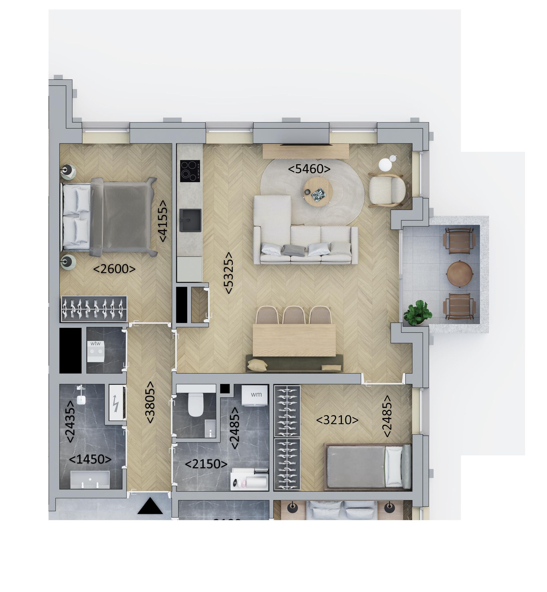 Kopappartement Standaard (Bouwnr. A1.3), Hoofddorp, 2131MK, Noord-Holland, Nederland  
