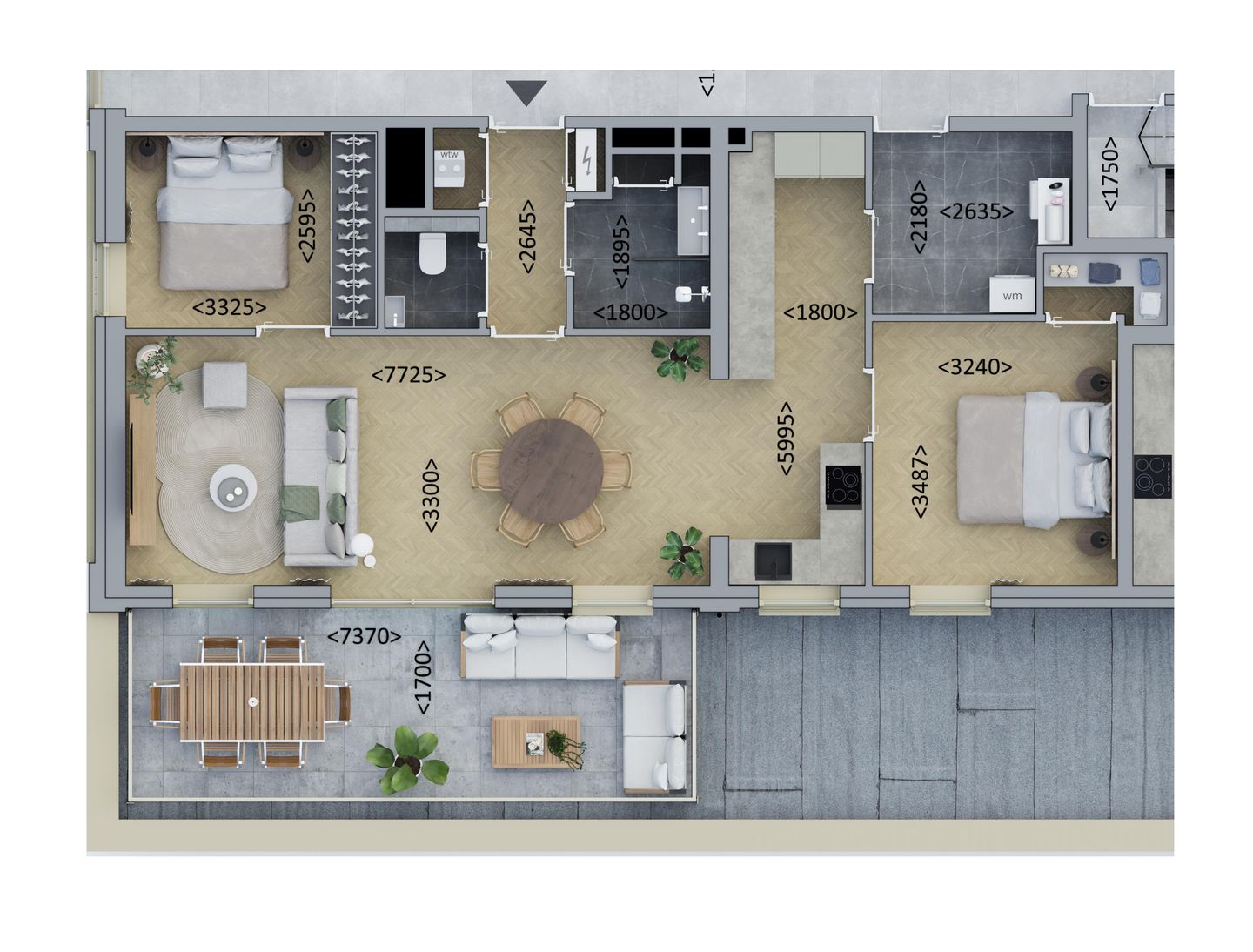 Foto 1 van Penthouse (Bouwnr. B4.3)