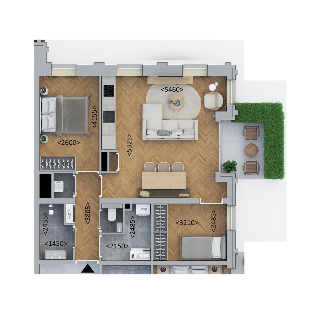 Foto 1 van Kopappartement Standaard (Bouwnr. A0.3)