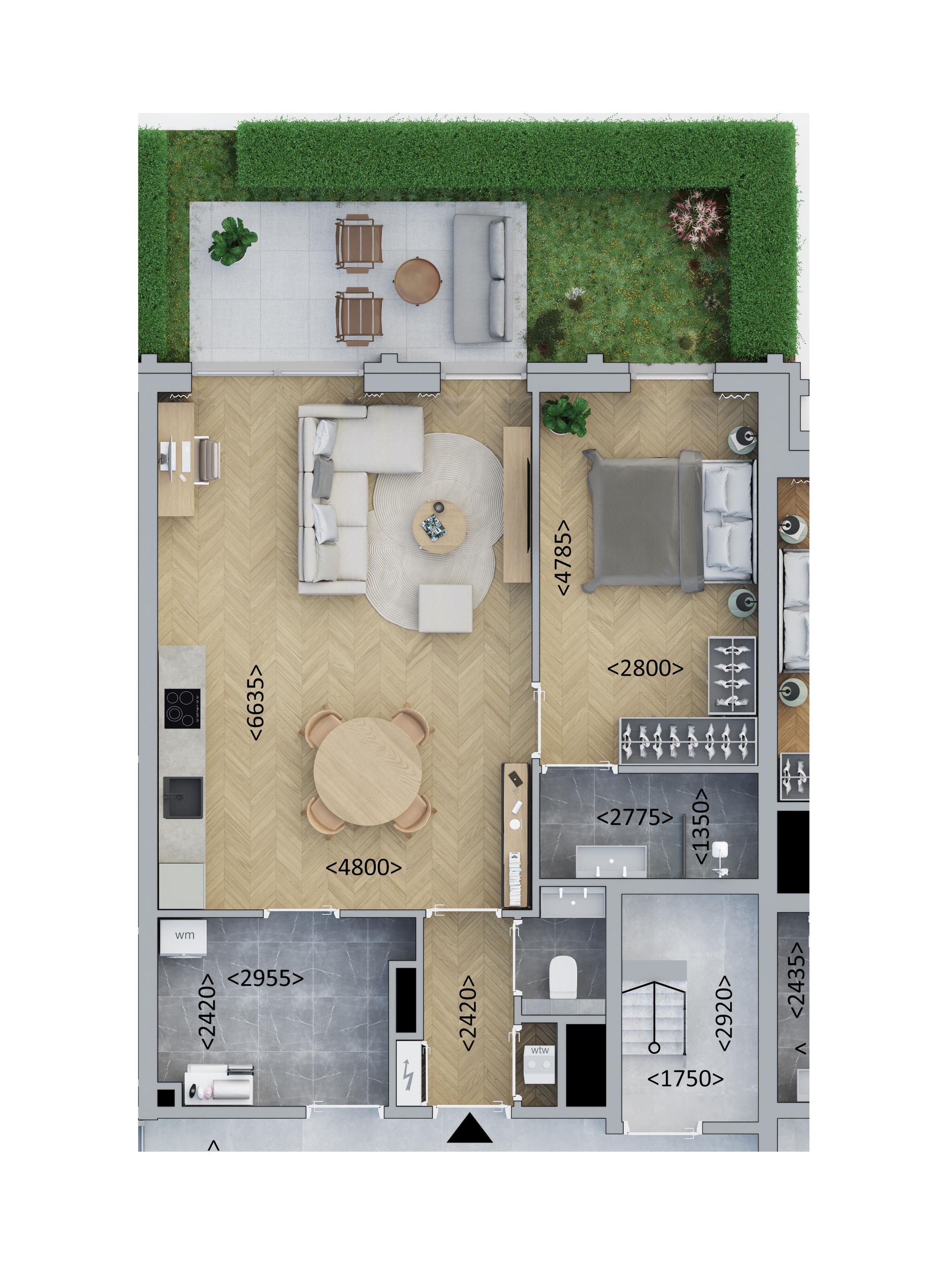 Tussenappartement (Bouwnr. A0.2), Hoofddorp, 2131MK, Noord-Holland, Nederland  