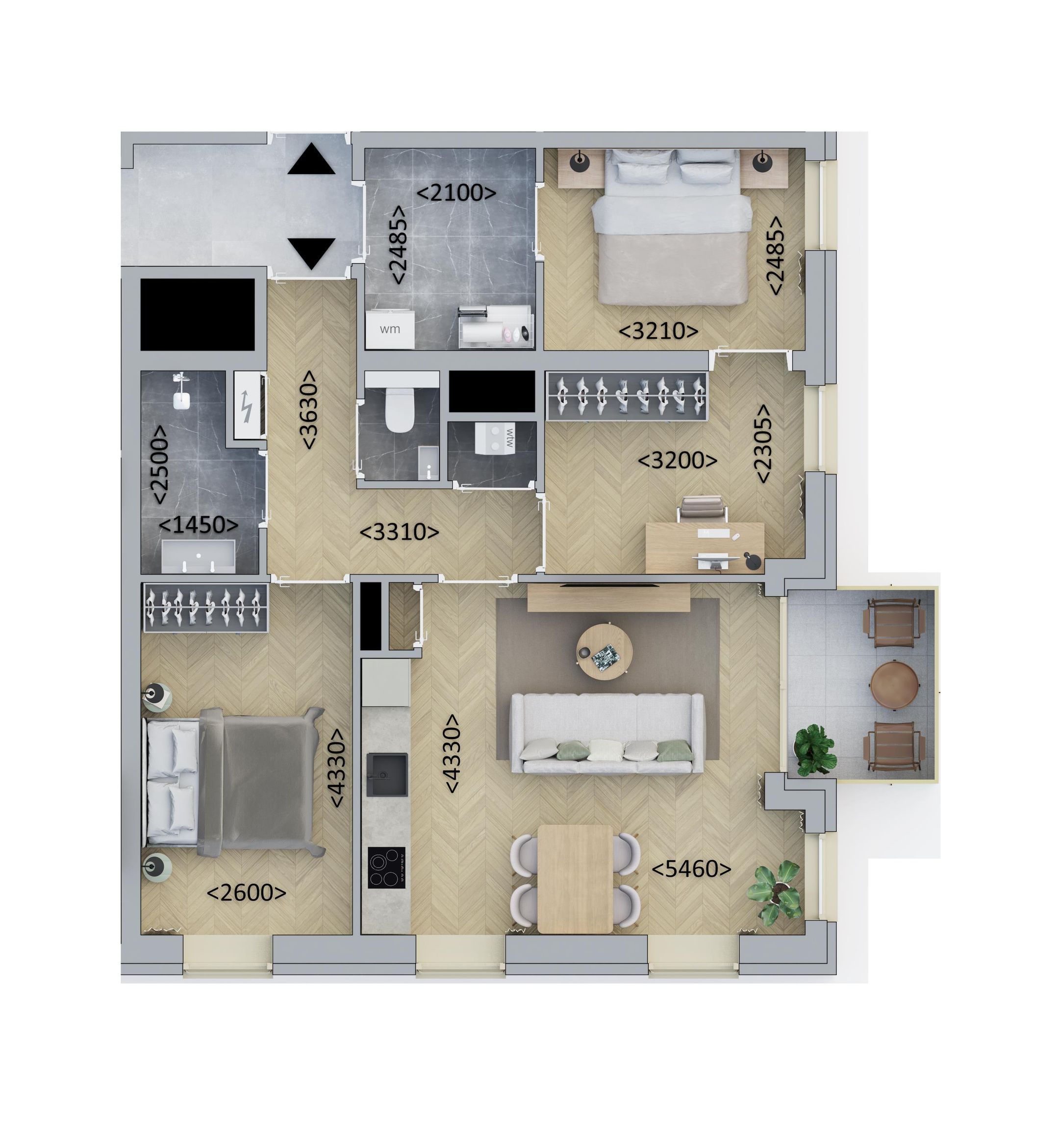 Kopappartement Luxe (Bouwnr. A4.4), Hoofddorp, 2131MK, Noord-Holland, Nederland  