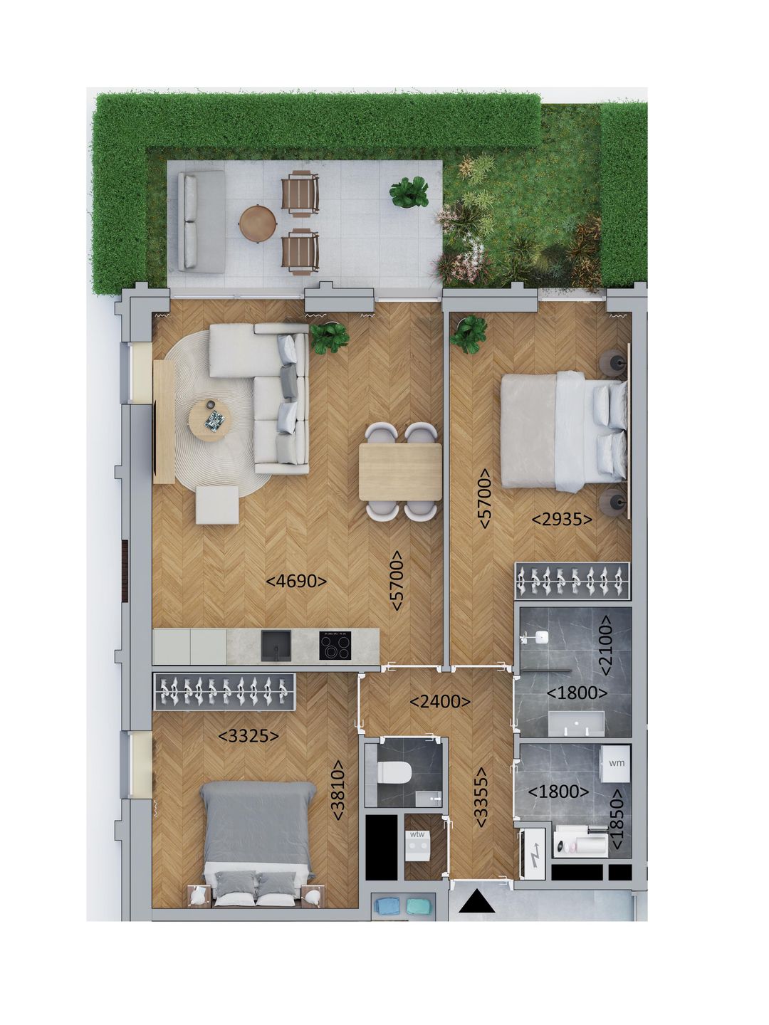 Photo 1 of Hoekappartement (Bouwnr. A0.1)