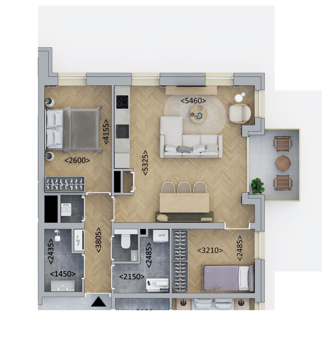 Foto 1 van Kopappartement Standaard (Bouwnr. A4.3)