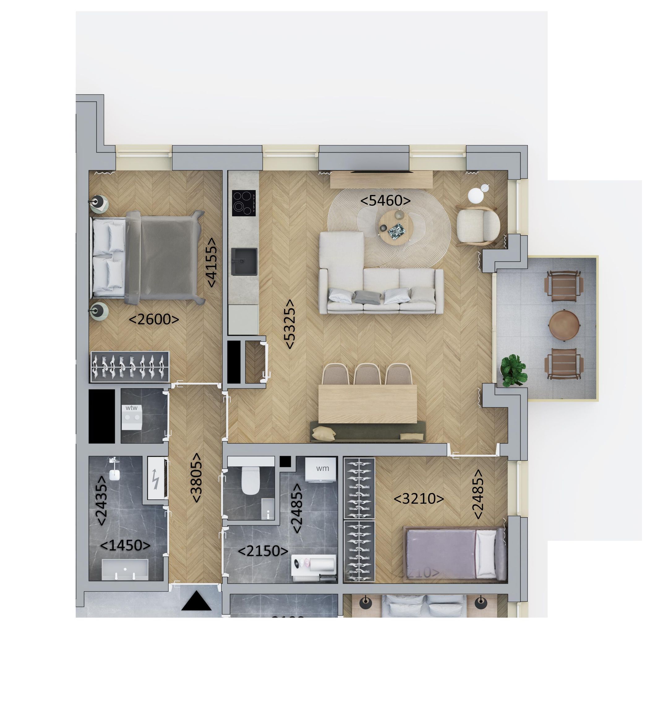 Kopappartement Standaard (Bouwnr. A4.3), Hoofddorp, 2131MK, Noord-Holland, Nederland  