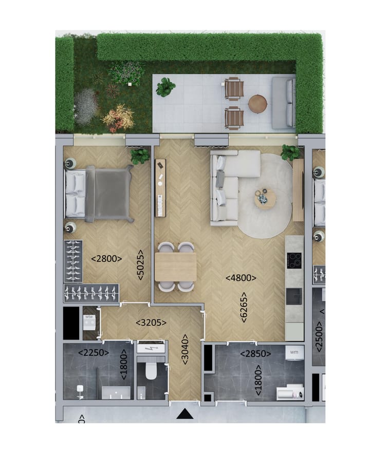 Foto 1 van Tussenappartement (Bouwnr. B0.2)