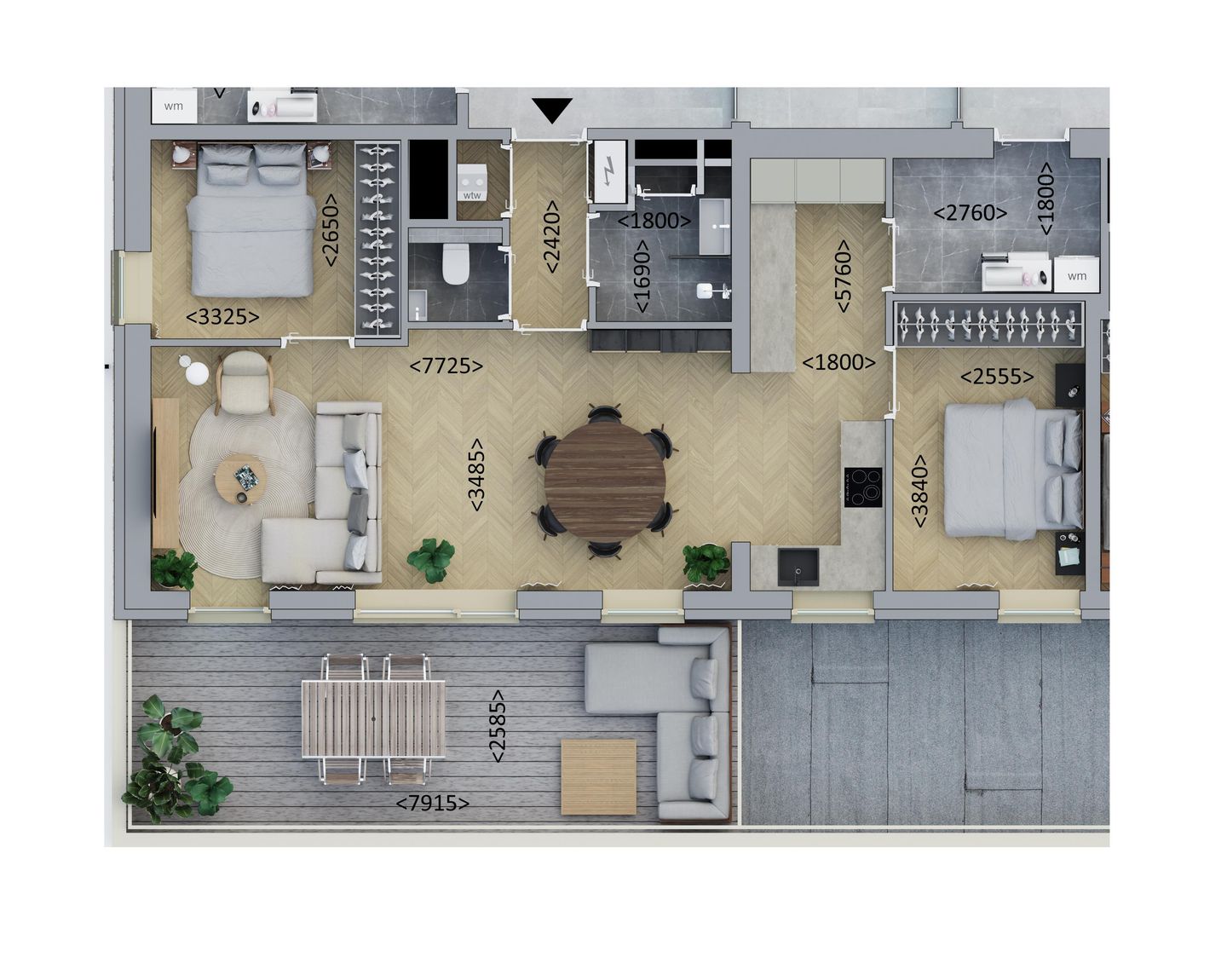 Foto 1 van Penthouse (Bouwnr. C4.4)