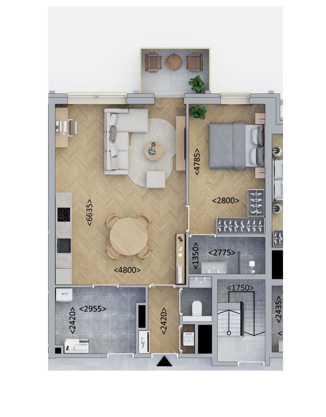 Photo 1 of Tussenappartement (Bouwnr. A1.2)