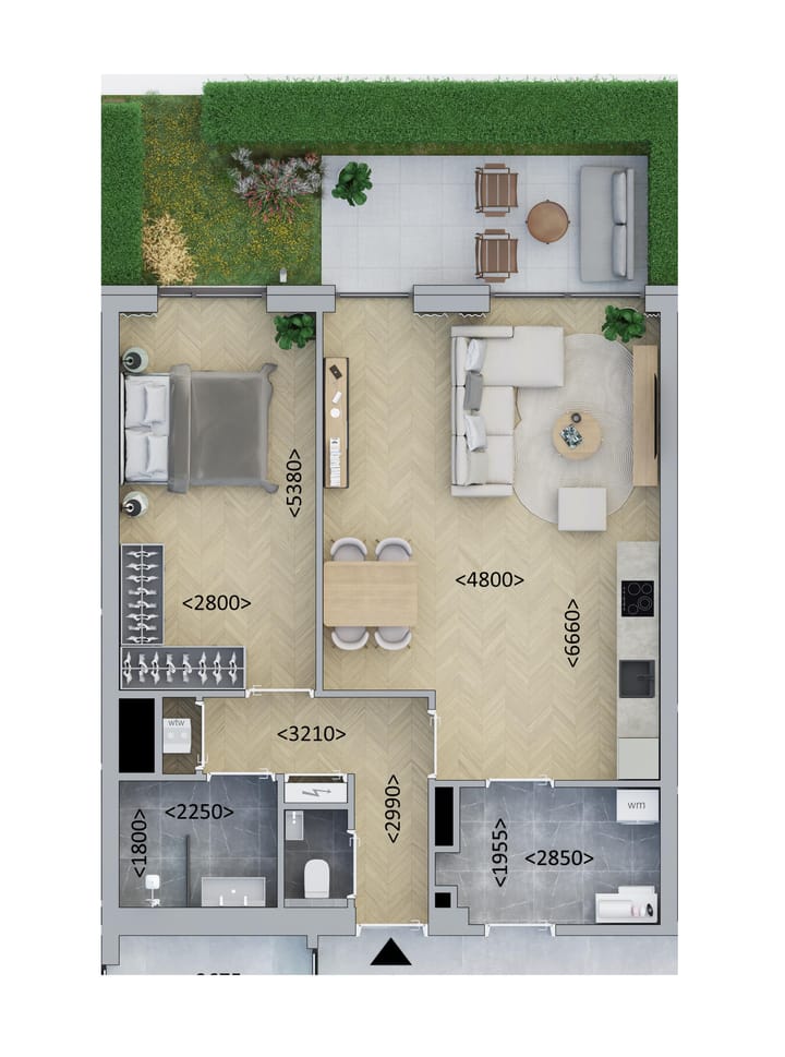 Foto 1 van Tussenappartement (Bouwnr. D0.2)