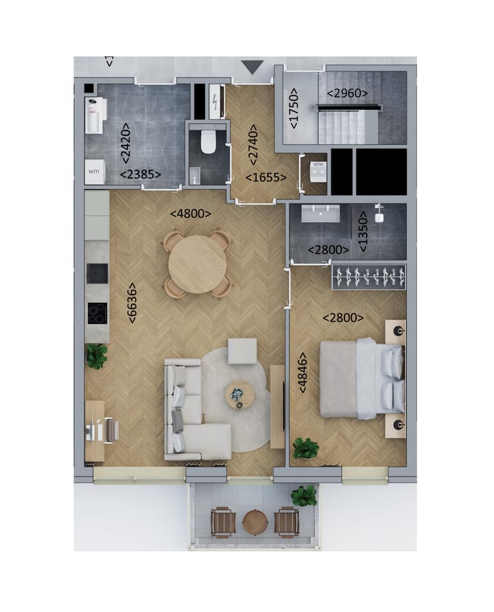 Photo 1 of Tussenappartement (Bouwnr. B2.5)