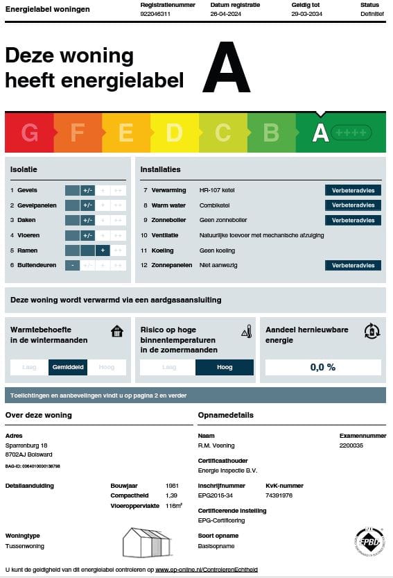 Foto 4 van Sparrenburg 18