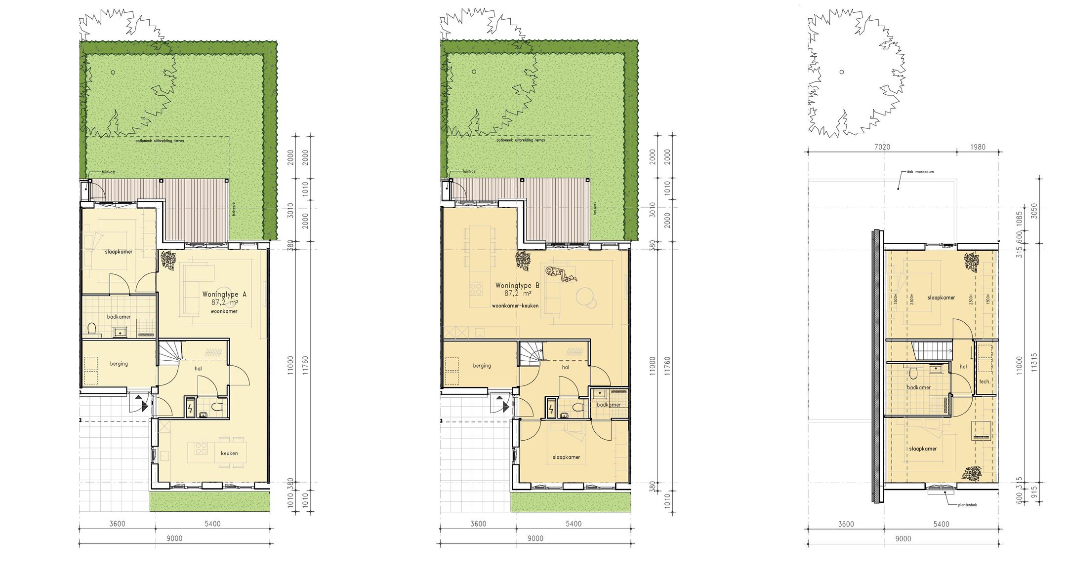 Foto 6 van Verandawoningen - 2 onder 1 kap woning (Bouwnr. 49)