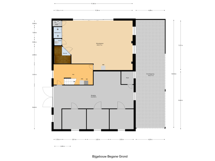 Bijgebouw Begane Grond