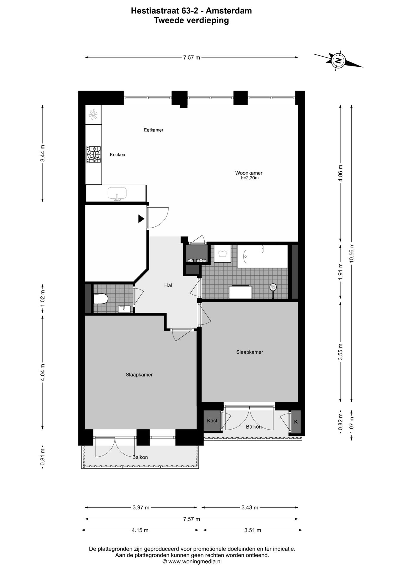 Foto 21 van Hestiastraat 63-2