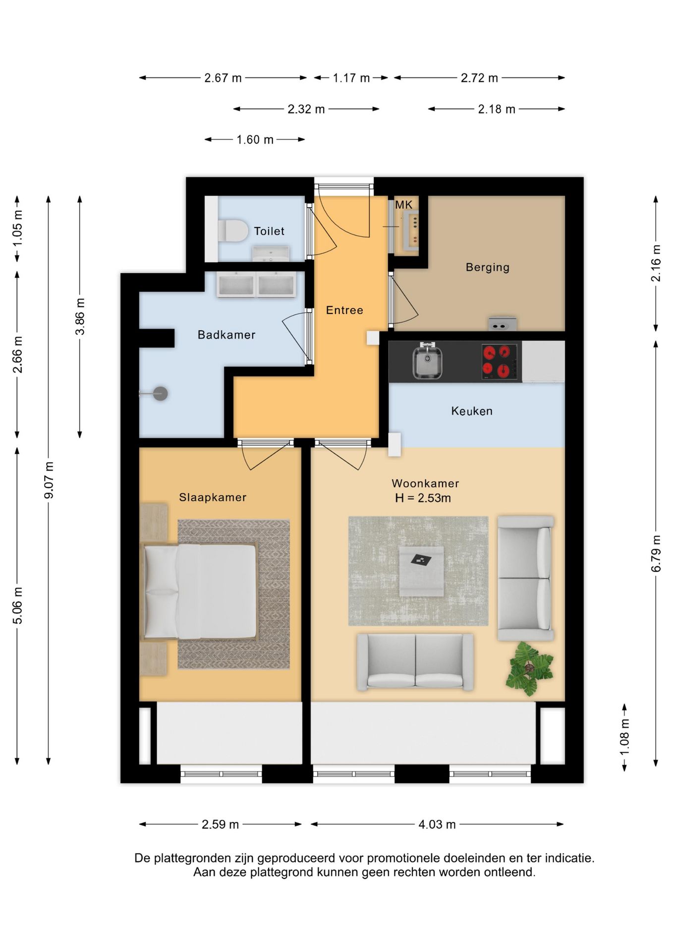 Foto 10 van Cloosterstraat 95-D