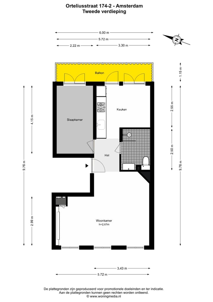 Foto 21 van Orteliusstraat 174-2