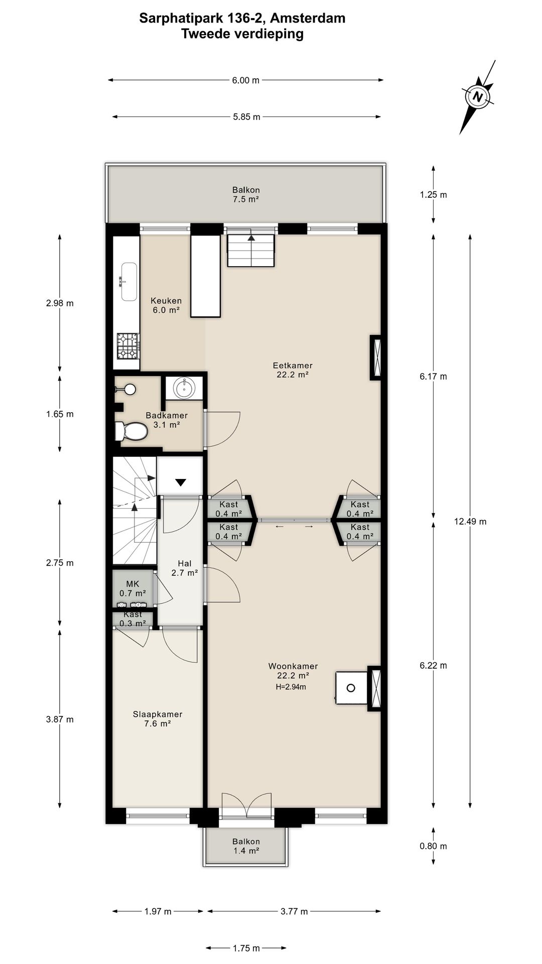Foto 46 van Sarphatipark 136-2