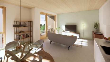 Tweekamer appartement (Bouwnr. 14)